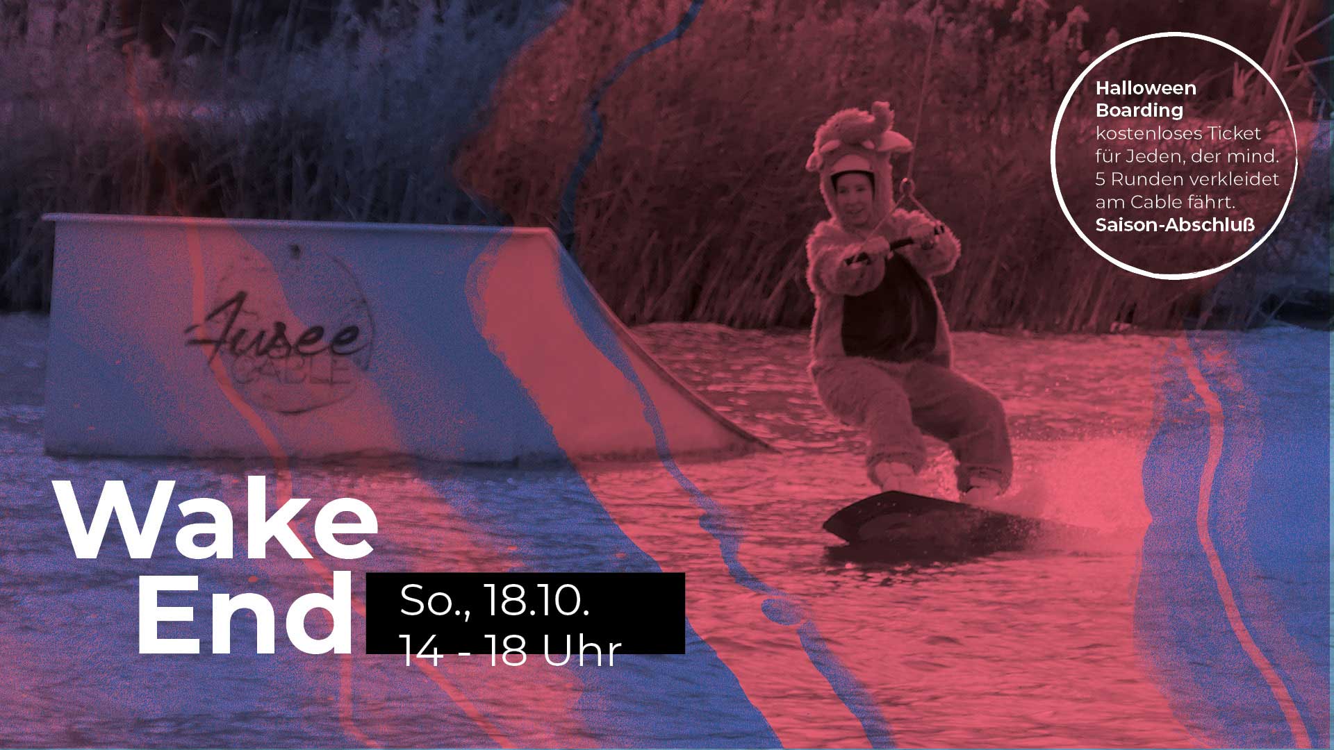 Ausee Cable Wake Up am Freitag, 03.04.2026 von 14-18 Uhr Ausee Cable Wake Up am Freitag, 03.04.2026 von 14-18 Uhr